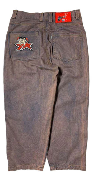 Tvstar Pant Eros Washed Benhur Denim Tvs Fitted Waist Baggy