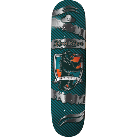 Thank You Deck Medieval Torey Pudwill 8.25 Silver Foil