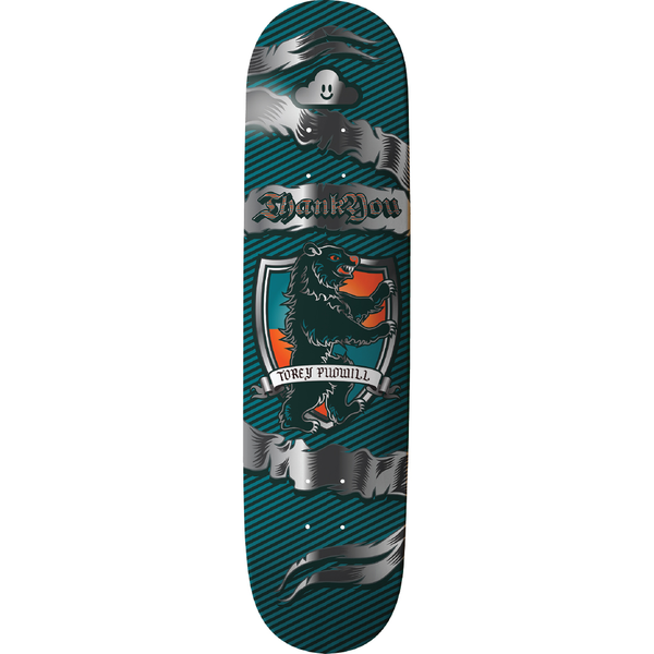 Thank You Deck Medieval Torey Pudwill 8.25 Silver Foil