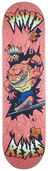 Thank You Deck David Reyes Shark Tooth 8.0 Red