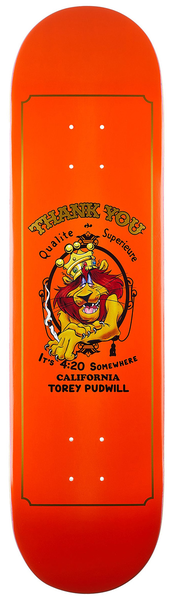 Thank You Deck Torey Pudwill Roll Up 8.38 Orange