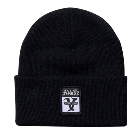 Venture Beanie Awake Ltd Cuff Black