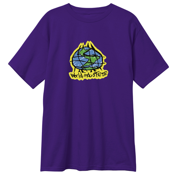World Industries T-Shirt Scribble Ss Purple