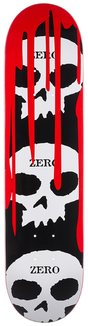 Zero Deck 3 Skull Blood Black White Red