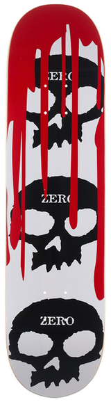 Zero Deck 3 Skull Blood White Black Red