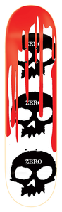 Zero Deck 3 Skull Blood White Black Red R7