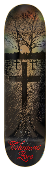 Planche de skateboard Zero Thomas Life Death Bronze Foil 8,25"