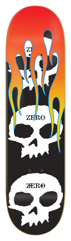 Planche de skateboard Zero 3 Skull With Flames R7 8,5"