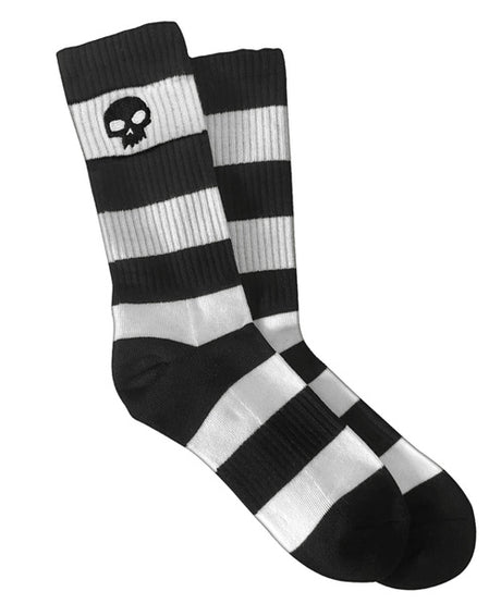 Chaussettes Zero Single Skull Embroidered Glow Stripes