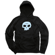 Sweat à capuche Zero Single Skull Black White
