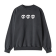 Zero Sweat 3 Skull Crew Vintage Black