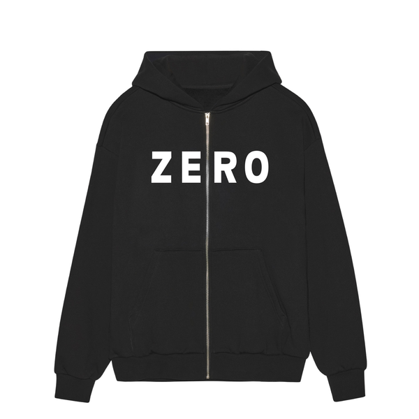 Zero Sweat Army Zip Black White