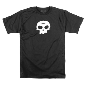 Zero T-Shirt Single Skull Ss Black White