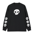 Zero T-Shirt Skull Ls Black