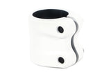 Collier Tilt Sculpted Double Select Blanc