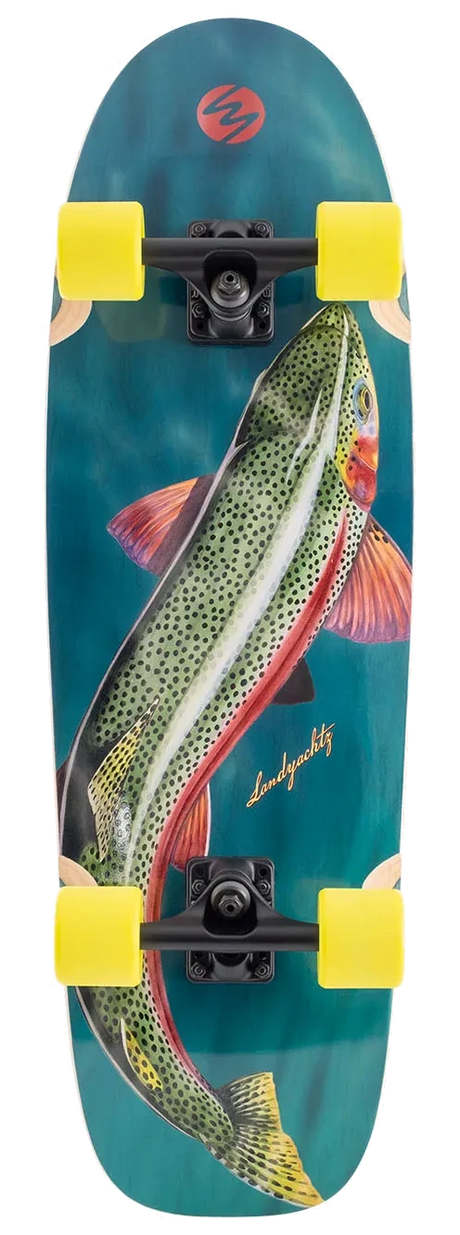 Landyachtz Raft Trout 32.5X9.9 | Cruiser Xxl Confort