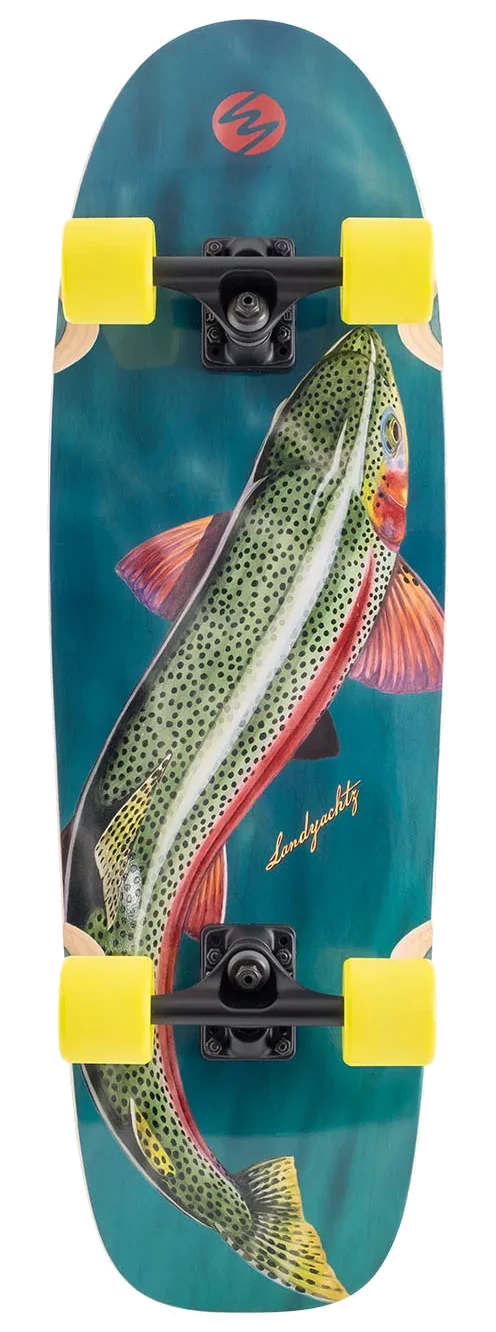 Landyachtz Raft Trout 32.5X9.9 | Cruiser Xxl Confort