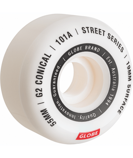 Roues de skate Globe G2 Conical White/Essential