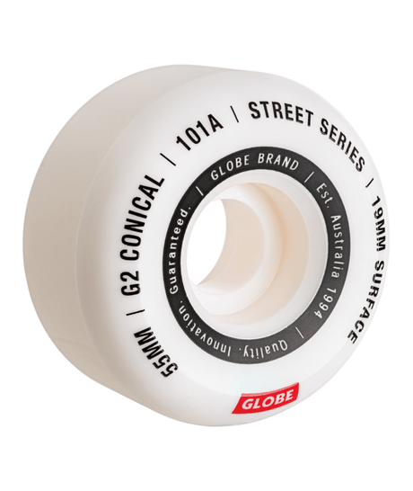 Roues de skate Globe G2 Conical White/Essential