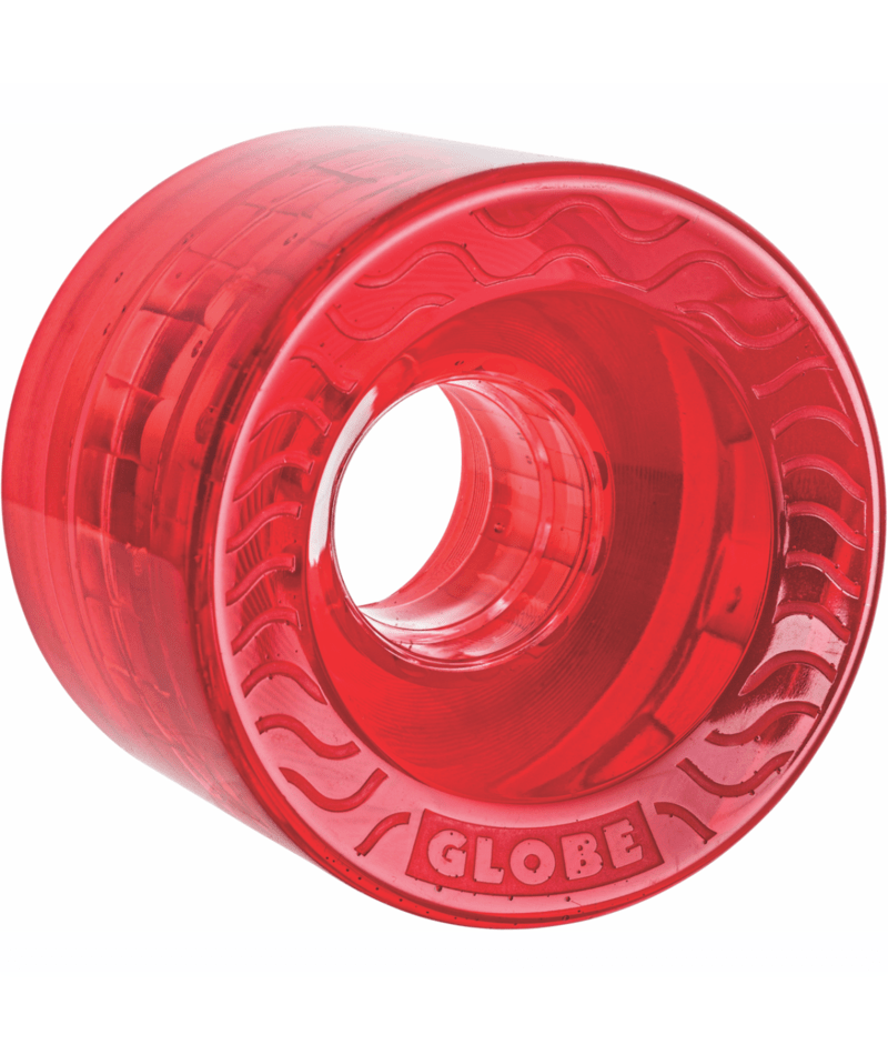 Roues de cruiser Globe Retro Flex Clear/Red