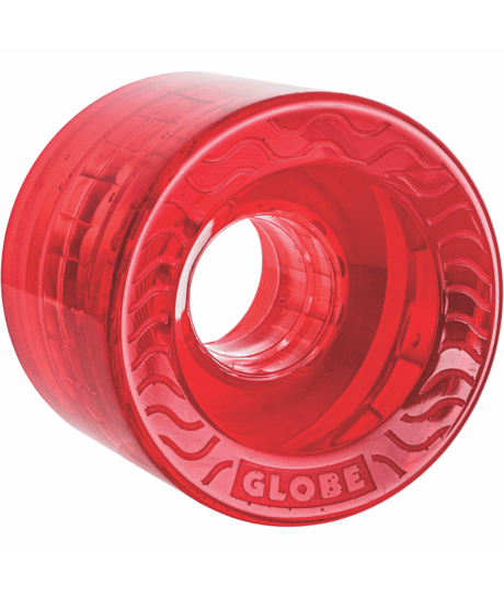 Roues de cruiser Globe Retro Flex Clear/Red