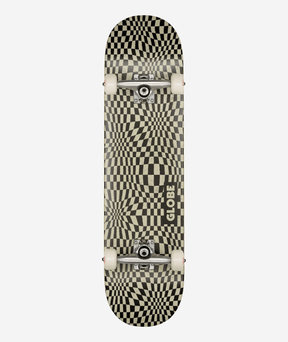 Skateboard complet Globe G0 Checked Out Black/Off-White 8"