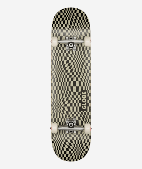 Skateboard complet Globe G0 Checked Out Black/Off-White 8"