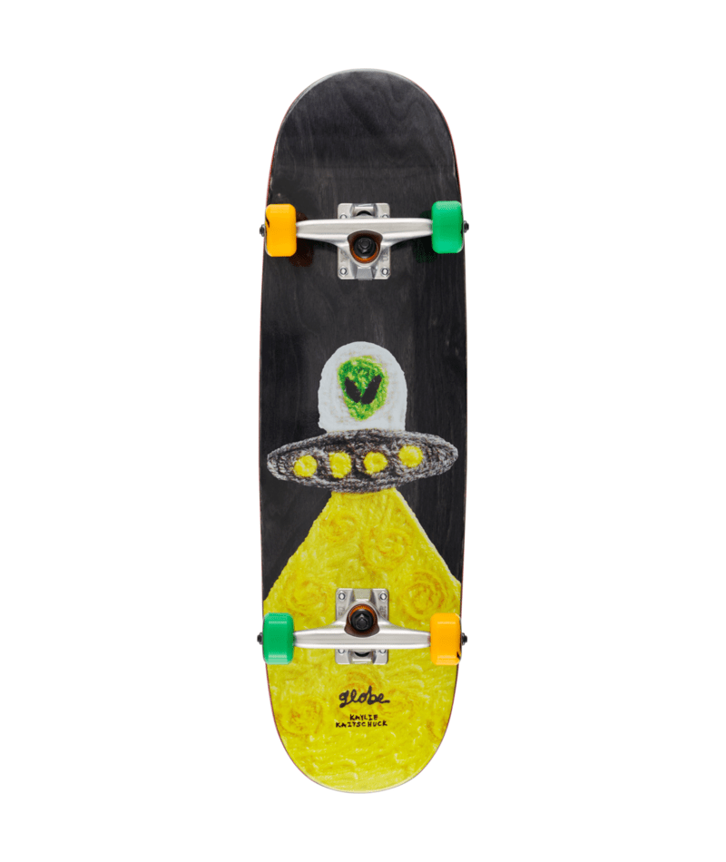 Skateboard complet Globe Kids Grip 95 Mid Stitch-Up/Lava Skulls 8,25"