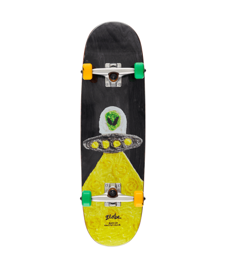 Skateboard complet Globe Kids Grip 95 Mid Stitch-Up/Lava Skulls 8,25"