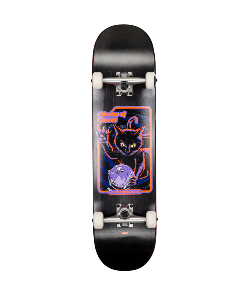 Skateboard complet Globe G1 Master of Chaos Black Cat 8"
