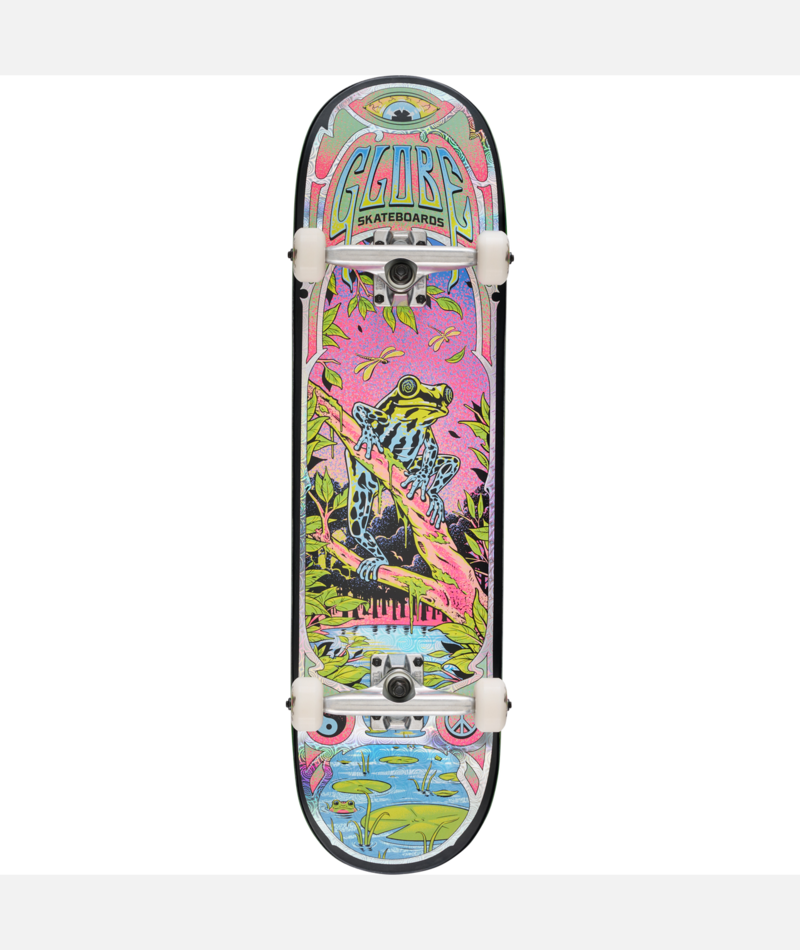Skateboard complet Globe G1 Swamp Prophet Hypno Prism/Black 8,5"