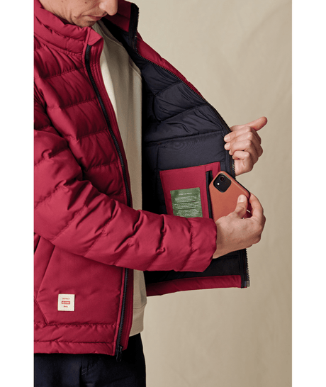 Veste Globe Prime Down Rhubarb