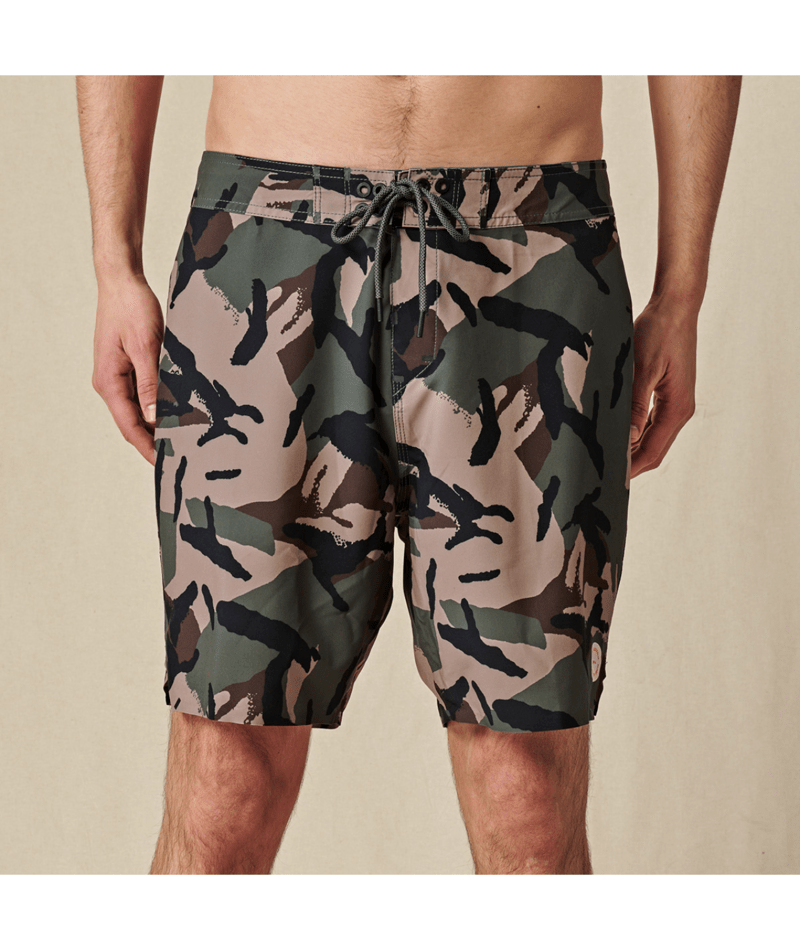 Short de bain Globe Every Swell Olive