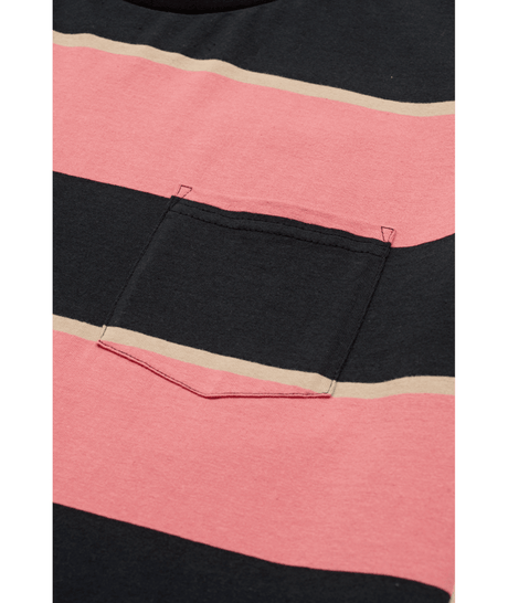Tee-shirt Globe Bootleg Dreams Stripe Red Smoke