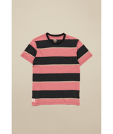 Tee-shirt Globe Bootleg Dreams Stripe Red Smoke