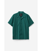 Chemise manches courtes Globe Off Course Night Green