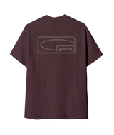 Tee-shirt Globe Block Prune