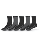 Chaussettes hautes Globe B/G CREW (lot de 5) Black/Grey