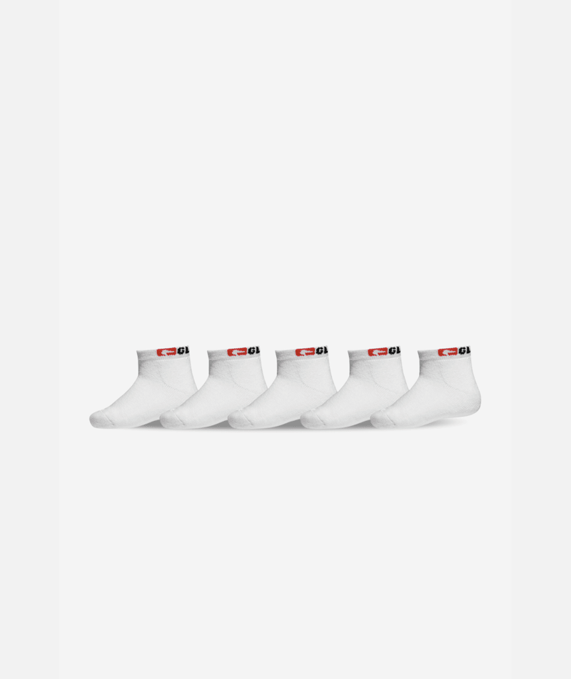 Chaussettes basses Globe Toddler Ankle (lot de 5) White