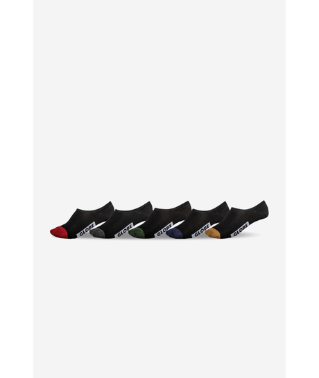 Chaussettes Globe Dip Invisible (lot de 5) Black/Assorted