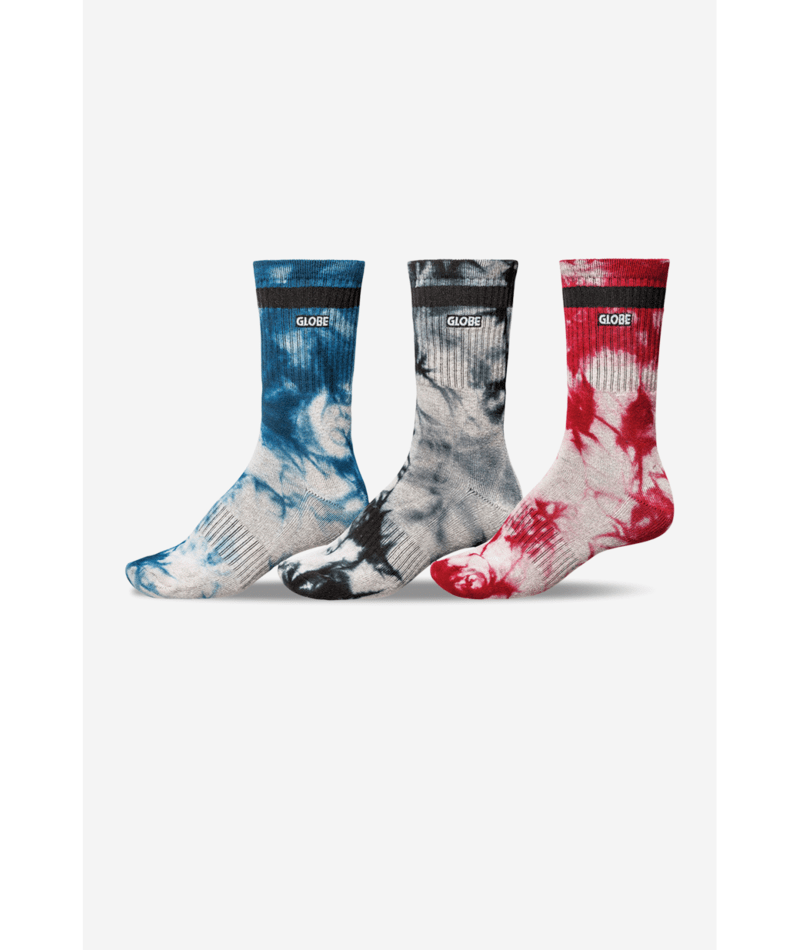 Chaussettes Globe All Tied Up (lot de 3) Assorted