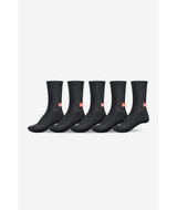 Chaussettes hautes Globe MINIBAR CREW (lot de 5) Black
