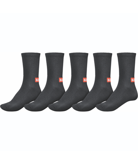 Chaussettes hautes Globe MINIBAR CREW (lot de 5) Black