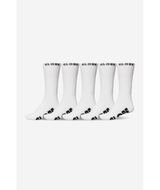Chaussettes hautes Globe Whiteout Hi Crew (lot de 5) White