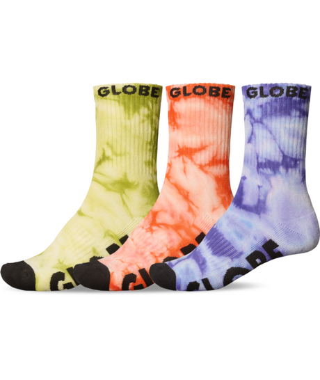 Chaussettes Globe All Tied Up Youth (lot de 3) Assorted