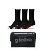 Chaussettes hautes Globe OG Hi Crew (lot de 3) w Case Assorted