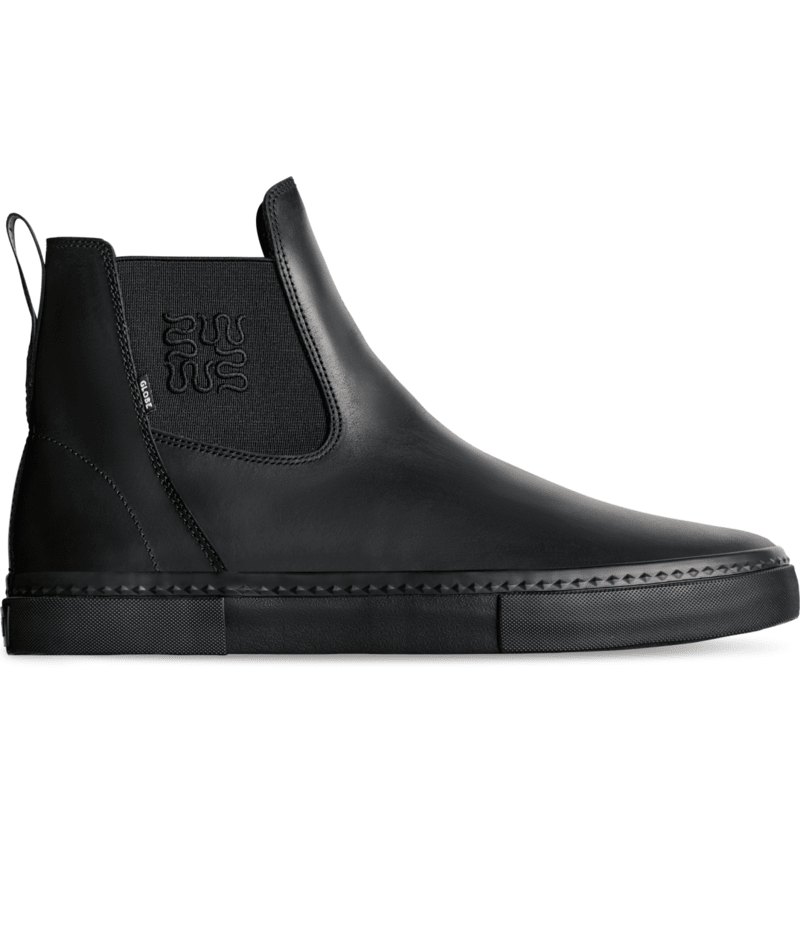 Chaussure de skate Globe Dover II Wasted Talent Black Pull Up