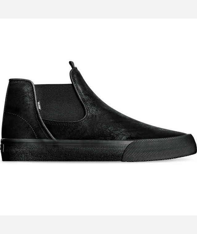 Chaussure de skate Globe Dover Black Waxed Leather Gillette
