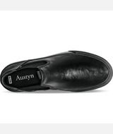 Chaussure de skate Globe Dover Black Waxed Leather Gillette