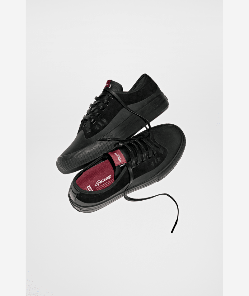 Gillette Black - Black Suede
